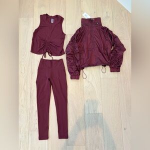 Salt Project Set- Leggings are XS, Top and Jacket are S